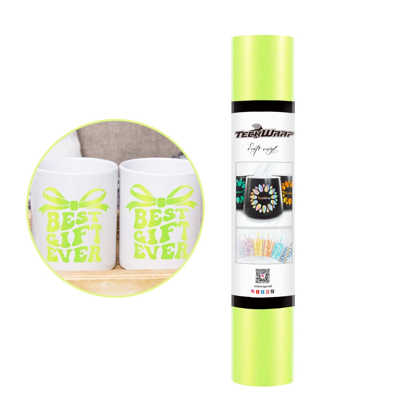 Teckwrap Shimmer Gold Lime