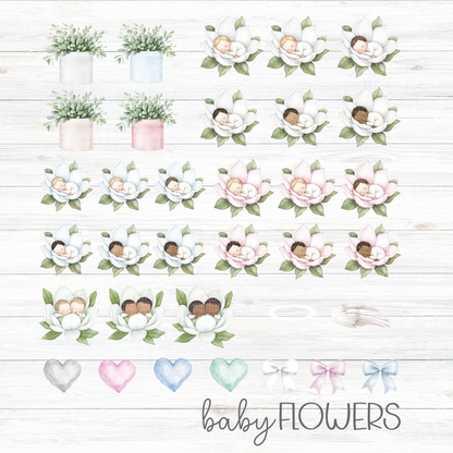 Flower Babys  - Digital Downloads