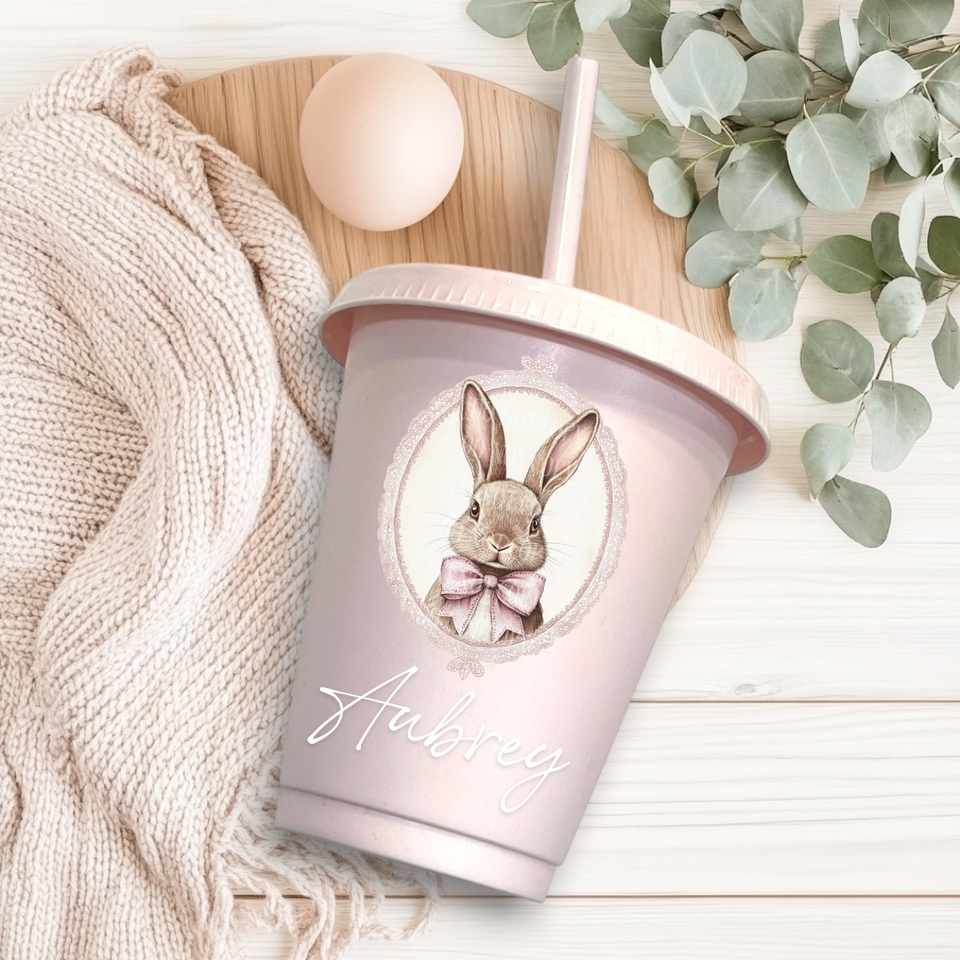 UVDTF - Vintage Pink Bunny Decal