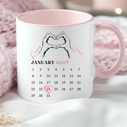 Love Heart Calendar - Digital Download