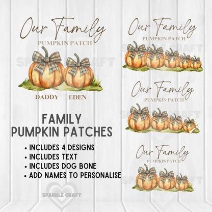 Family Pumpkin Patch - Orange