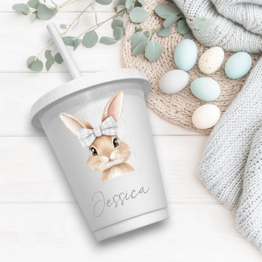 UVDTF - Grey Girl Bunny Decal