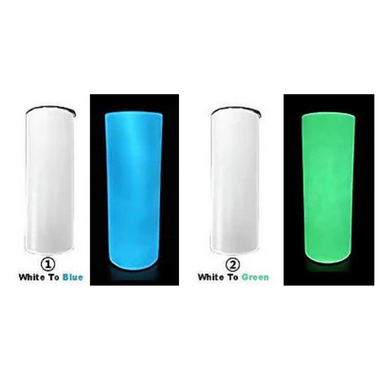 20oz Glossy Glow in the Dark Sublimation Tumbler