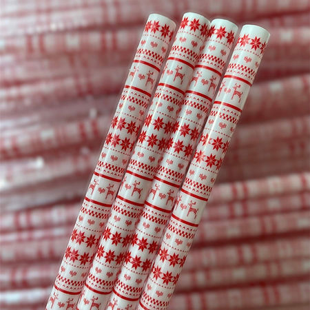 Christmas Nordic Red Straw