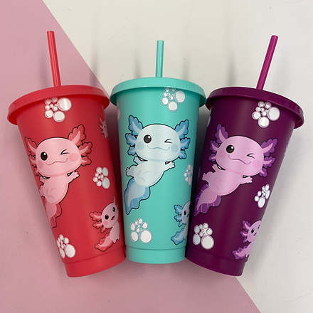 Axolotl 24oz Coldcup Wrap