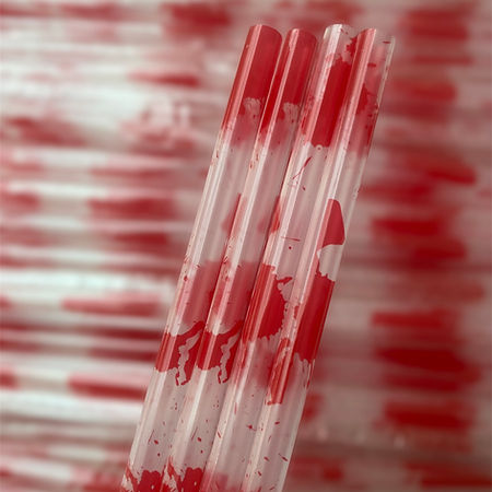 Clear Blood Straw