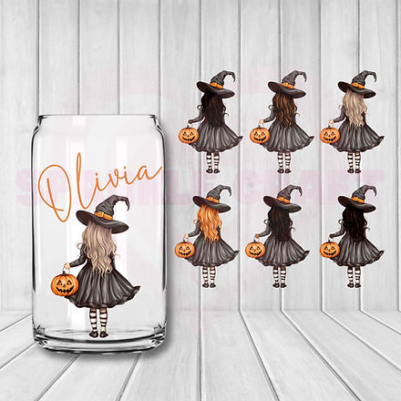 Girl Halloween Decal