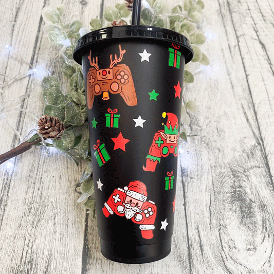 Christmas Gaming Coldcup Wrap