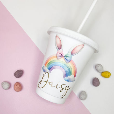 Easter Bunny Rainbow Decal (4 PACK)