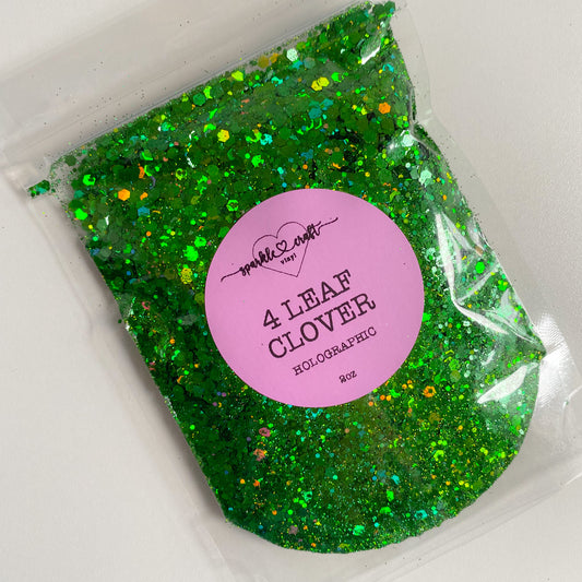 4 Leaf Clover - Chunky Glitter Mix