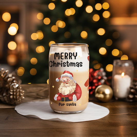 UVDTF - 16oz Merry Christmas Santa