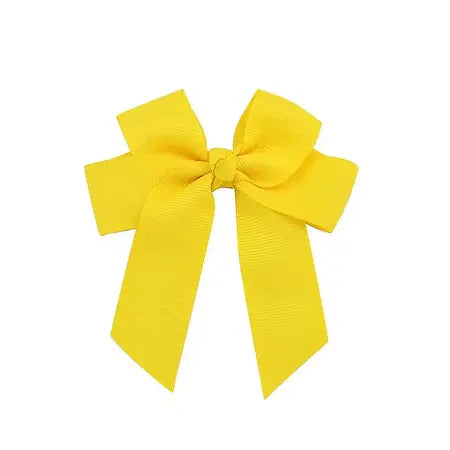 Lemon - Hair Bow Clips 4inches