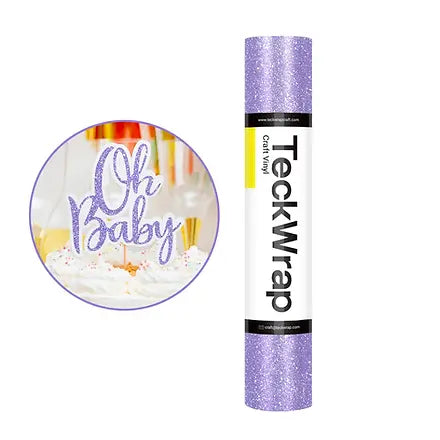 Teckwrap Burst Glitter Lavender