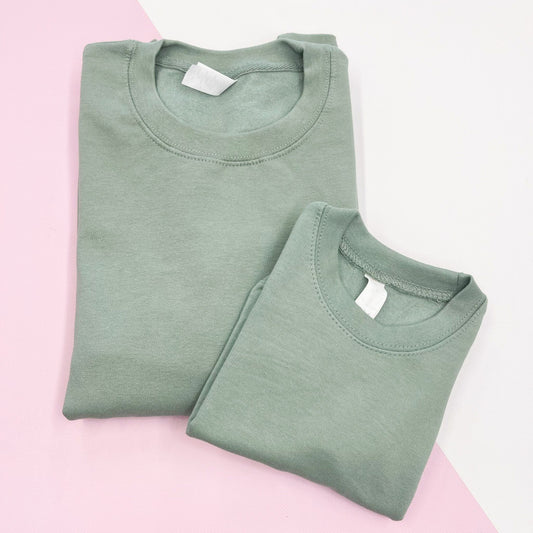 Adults Sweatshirt - Dusty green