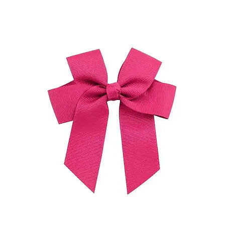 Hot Pink - Hair Bow Clips 4inches