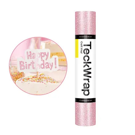 Teckwrap Burst Glitter Powder Pink