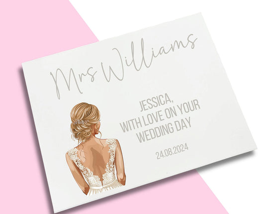 LARGE Backless Dress - Bride Decal