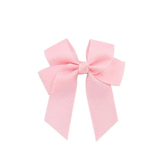 Baby Pink - Hair Bow Clips 4inches