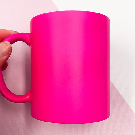 11oz Sublimation Mug - Neon Pink