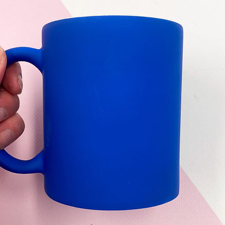 11oz Sublimation Mug - Neon Blue