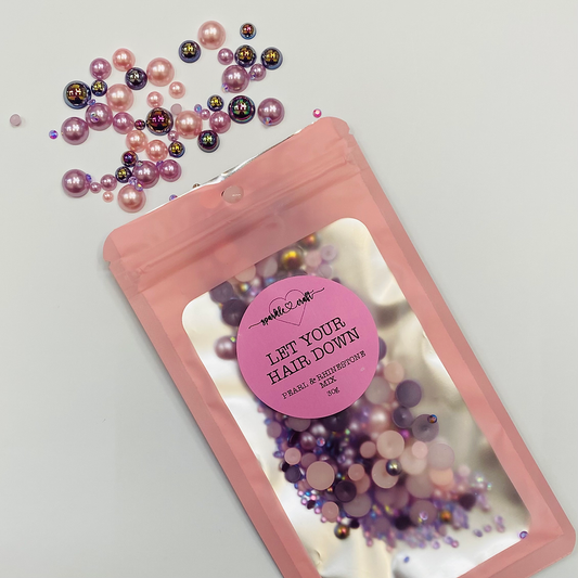 Let Your Hair Down - Rhinestone Pearl Mix