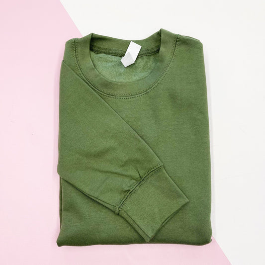 Adults Sweatshirt - Earthy Green