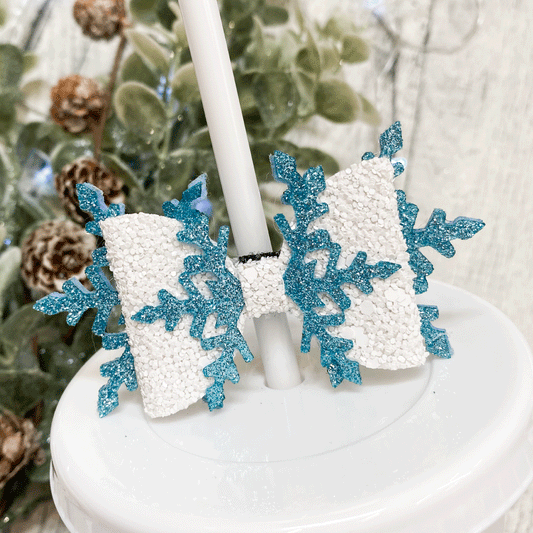 Christmas Straw Topper - Icicle