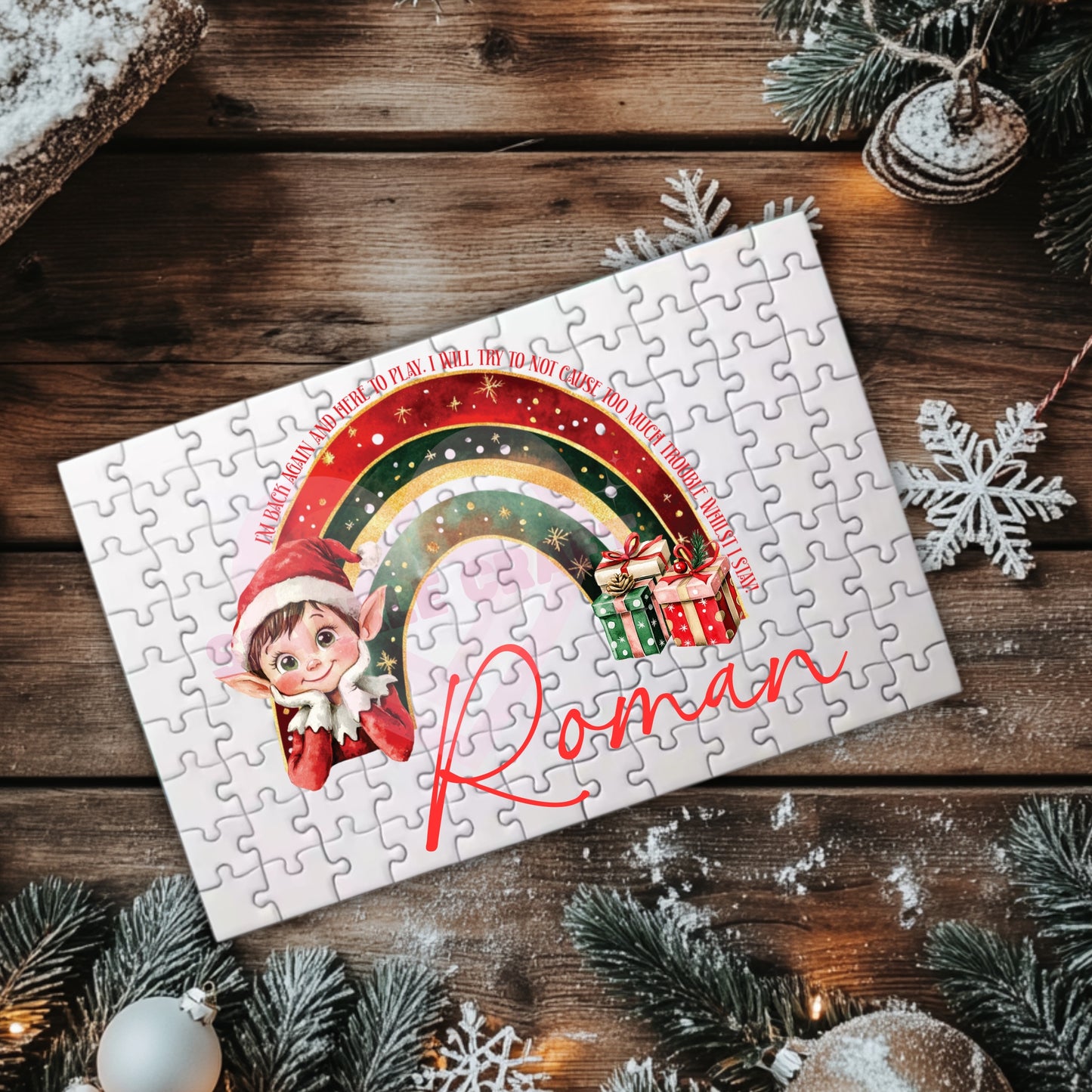 Cheeky Elf Rainbow Digital Download