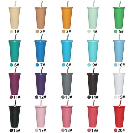 NEW COLOURED COLD CUPS