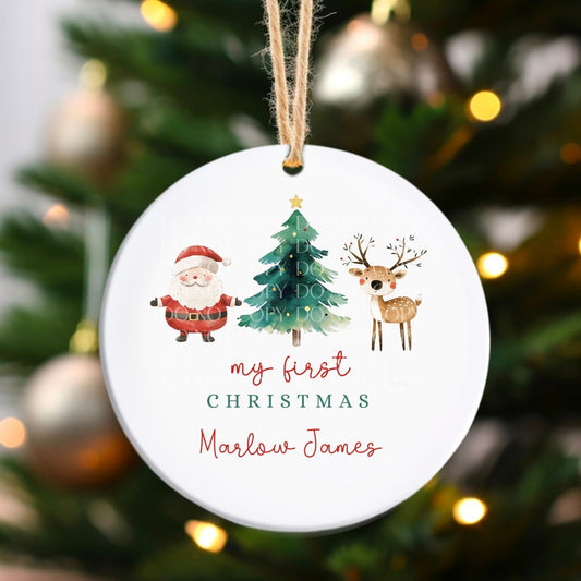 My First Christmas Santa, Tree & Reindeer - Digital Download