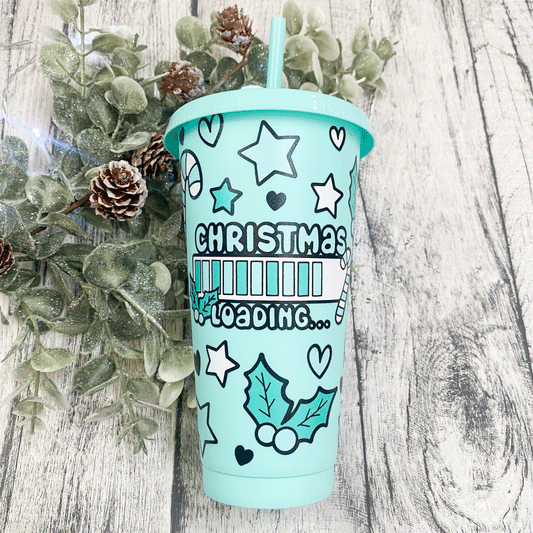 Christmas Loading Coldcup Wrap - Mint