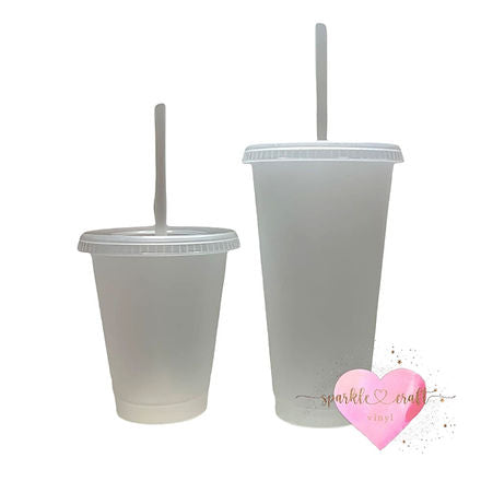 BULKBUY - Clear Frosted Cold Cup