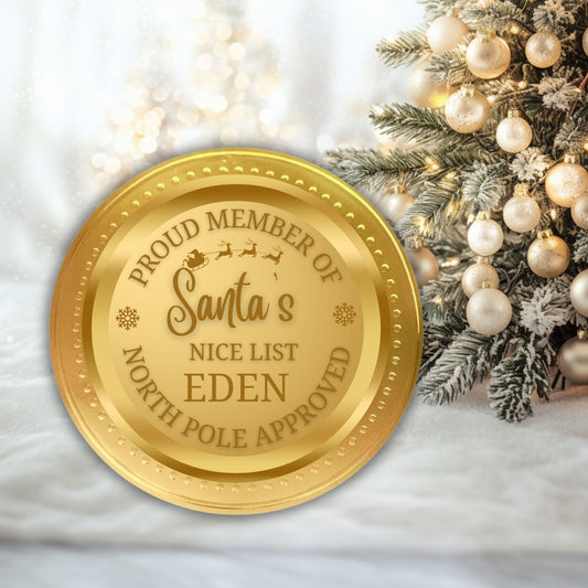 Giant Coin - Nice List Decal