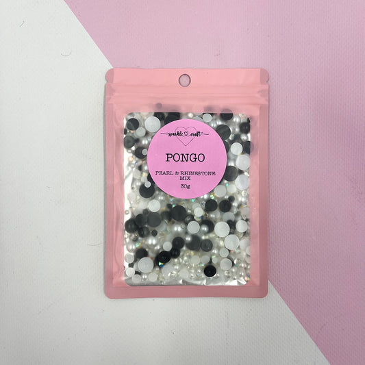 Pongo - Rhinestone Pearl Mix