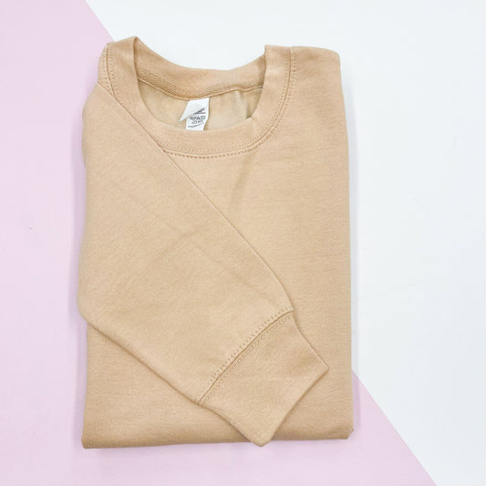 Adults Sweatshirt - Nude