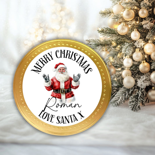 Giant Coin - Santa Decal