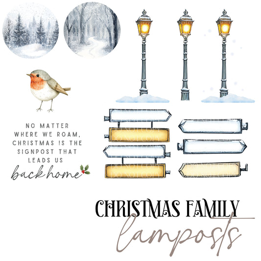 Family Lamposts - Digital Download