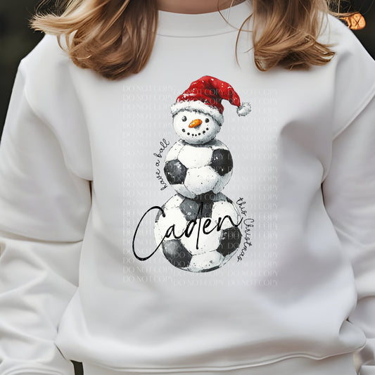 Football Snowman - Digital Download