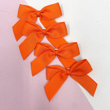 Grosgrain Bow - Orange