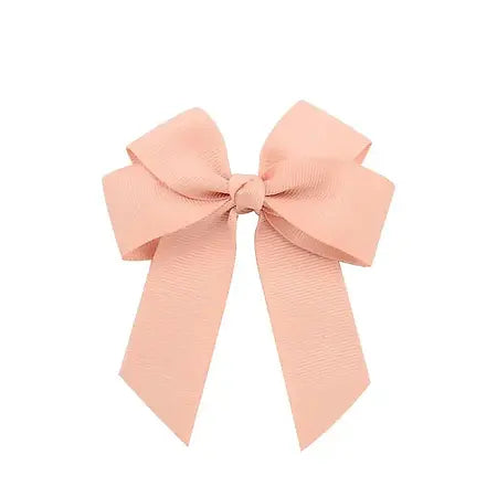 Peachy Pink - Hair Bow Clips 4