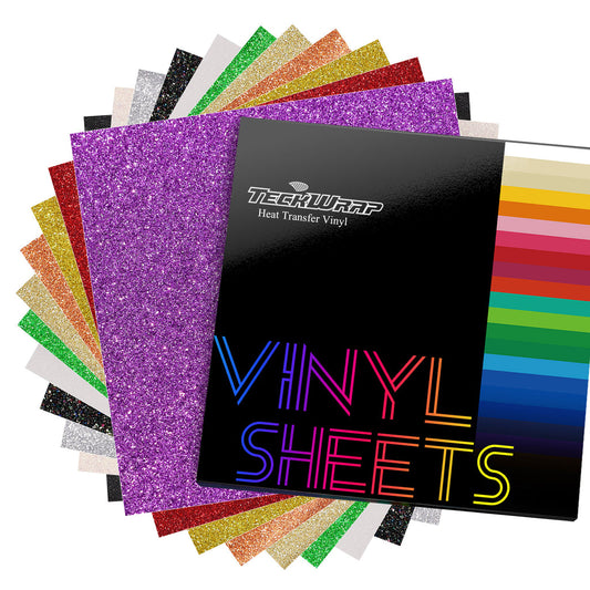 Teckwrap - Glitter HTV Sheets Pack