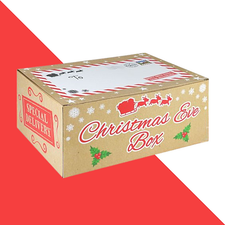 BULK 10 - Cardboard Christmas Eve Box