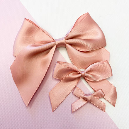 Satin Bow - Rose Gold