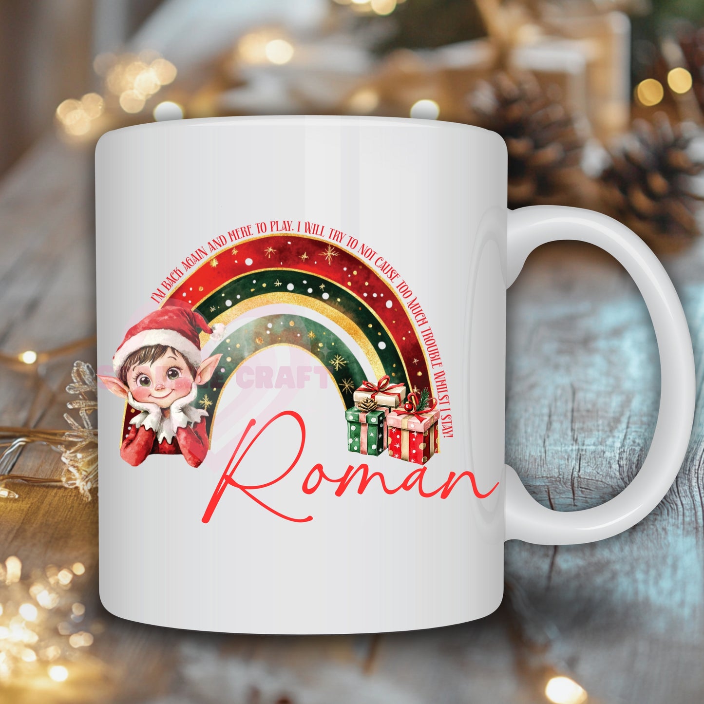 Cheeky Elf Rainbow Digital Download