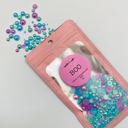 Boo - Rhinestone Pearl Mix